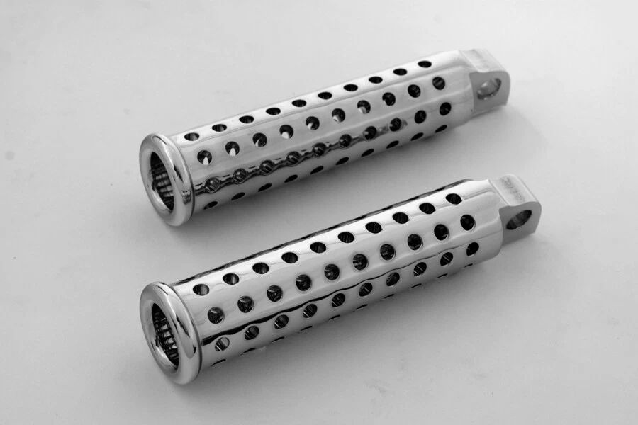 Juego de estriberas cromadas Silence para Harley Davidson de V-Twin Foto 2 de 2