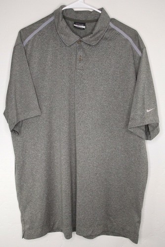 Camisa polo atlética de golf Nike Golf Dri-Fit para hombre manga corta verde jaspeado, XL - Imagen 3 de 9