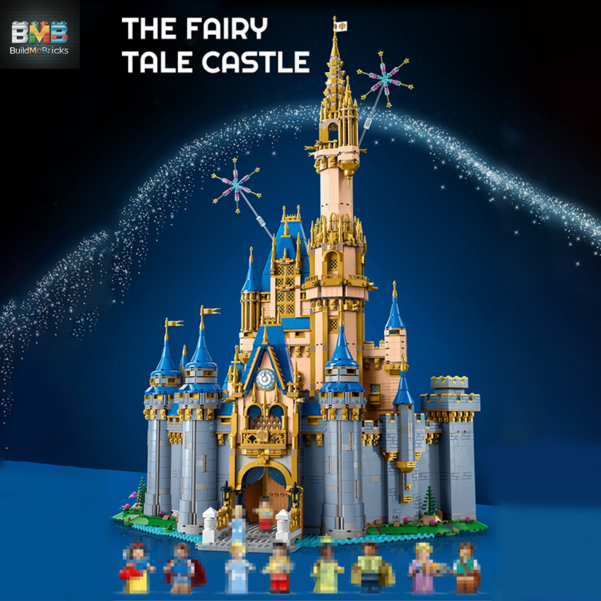 NEW DIY The Disney Castle (Set 43222) Building Blocks Toy Gift Set, 4837  Pcs