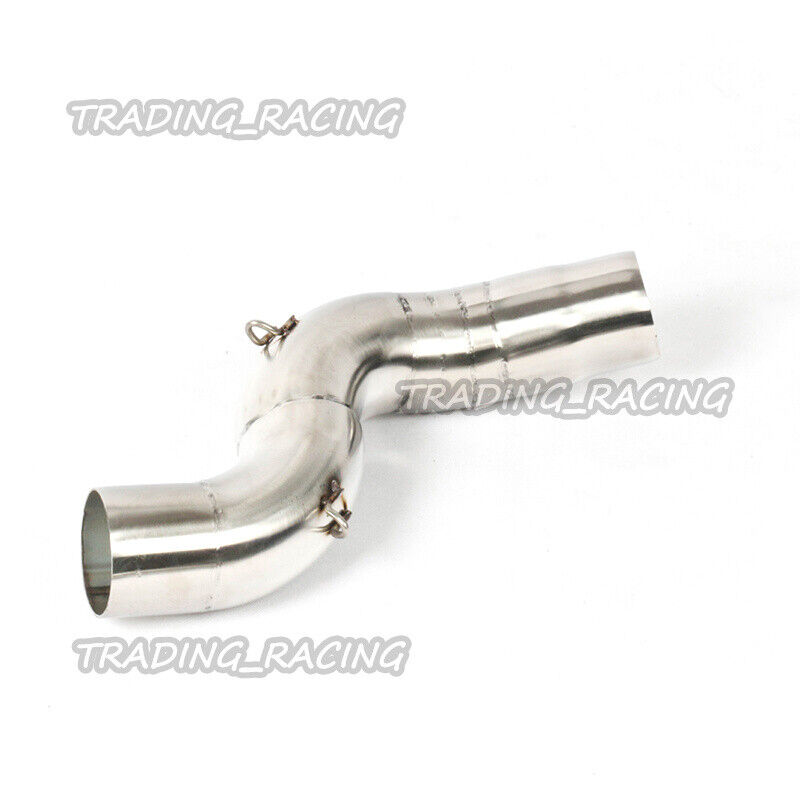 Slip Under The Seat Exhaust Pipe Middle Tube For Kawasaki Ninja ZX6R ZX636  04-08