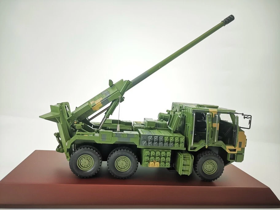1:32 China Pcl181 155mm Vehicle Howitzer Green Camouflage Model Collection - Image 3 of 4