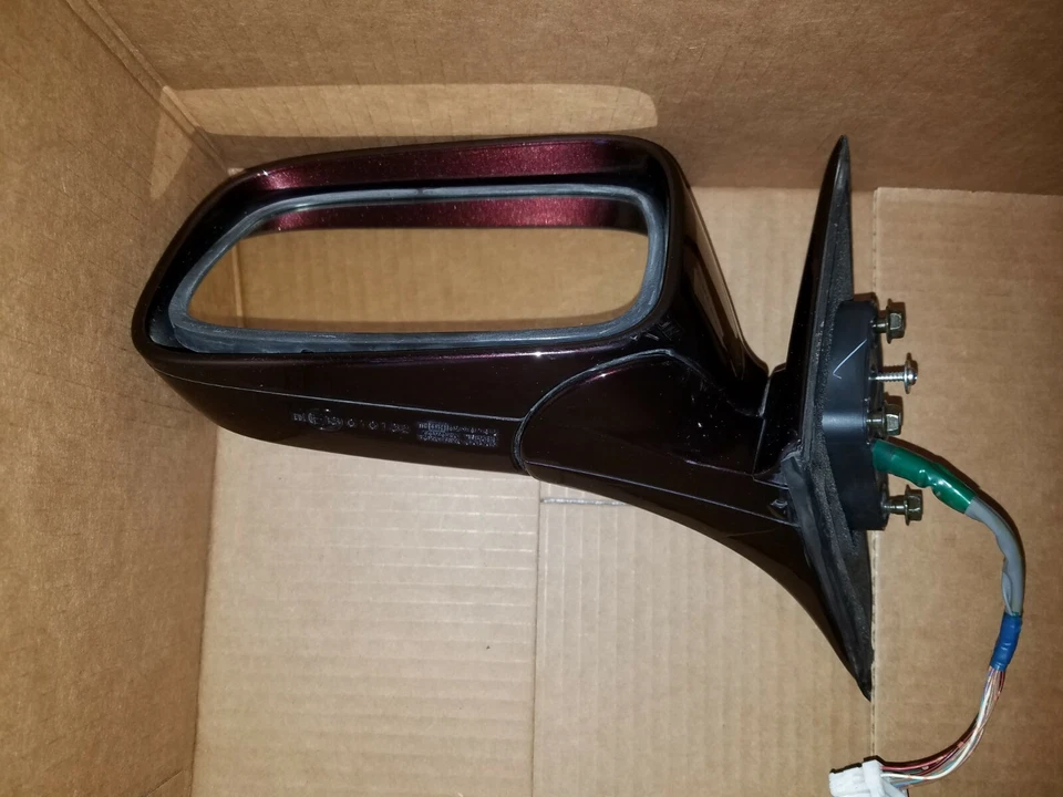 2005 2006 LEXUS ES330 ES 330 DRIVER ESPELHO VERMELHO ESCURO ESQUERDO 05 06 FABRICANTE DE EQUIPAMENTO ORIGINAL - Imagem 3 de 4