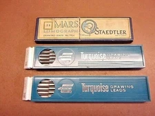 Lot of 21 Eagle Turquoise Drawing Leads No. 2375 PLUS 4 Mars Staedler No. 1904