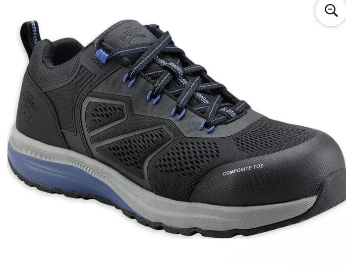 Herman Survivors Cassle Womens Size 8 Work Shoes Black  display picture 3