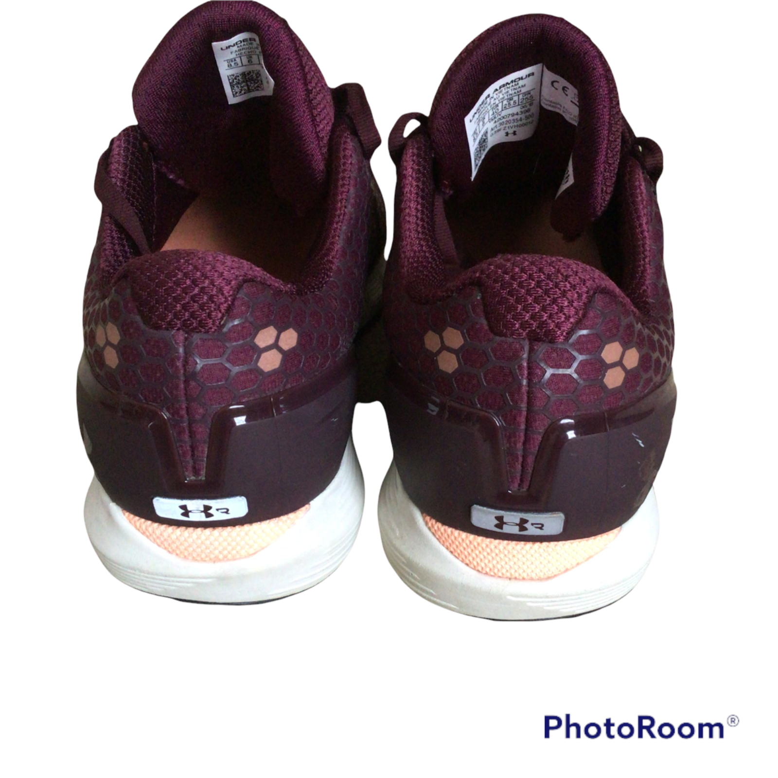 SAOLA UNDER ARMOUR UA Reactor HOVR donna taglia 8 5 marrone suola Michelin HTF Bluetooth