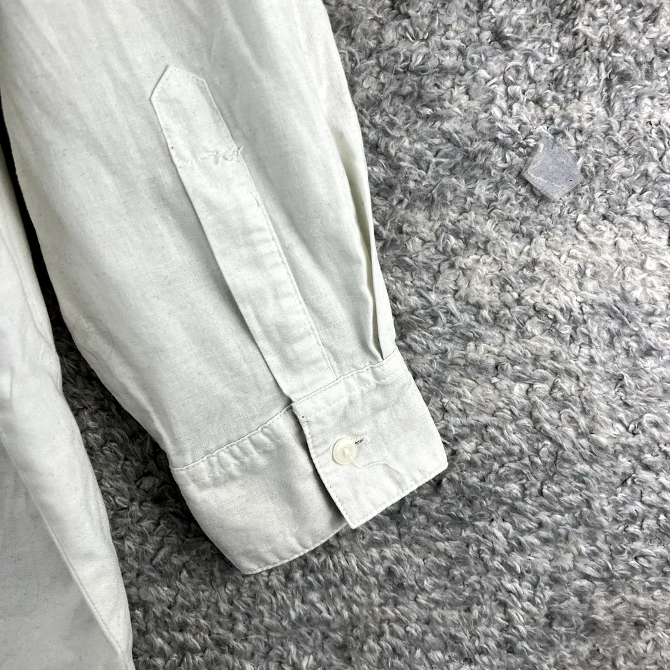 vintage Western Pearl snap shirt long sleeve Men Size L Southwestern Pattern 90s - image 4 of 4