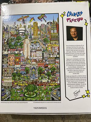 Charles Fazzino 300 PC Puzzle “nyc The Wind Beneath Our Wings