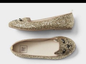 gold flats size 12