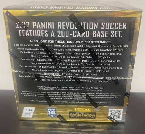 2017 Panini Revolution Soccer Factory Sealed Hobby Box - Picture 3 of 6
