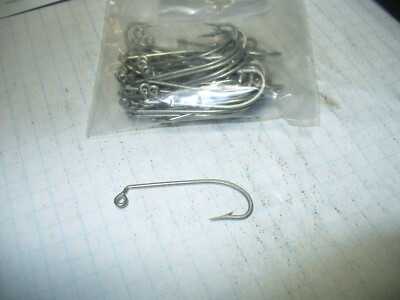 100-Mustad 34184 LONG shank saltwater jig hooks 2/0 PACKS OF 50