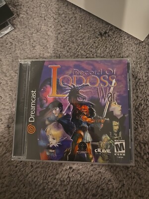 SEGA Dreamcast - Record Of Lodoss War - Notice / Instruction Manual