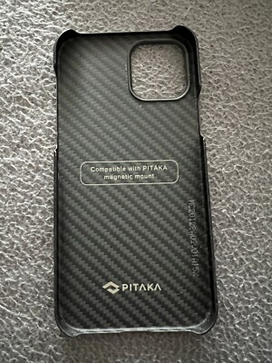 PITAKA iPhone 12 Pro Air Case Schwarz Aramid Carbon Hülle