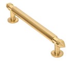 12Wisdom Stone Spire 6 5/16 Brushed Gold Cylindrical Bar Drawer Pull Knob Handle