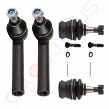 Set 4Pcs Front Lower Ball Joints Outer Tie Rod End For Subaru Impreza AWD Baja