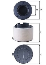 MAHLE Luftfilter  für AUDI