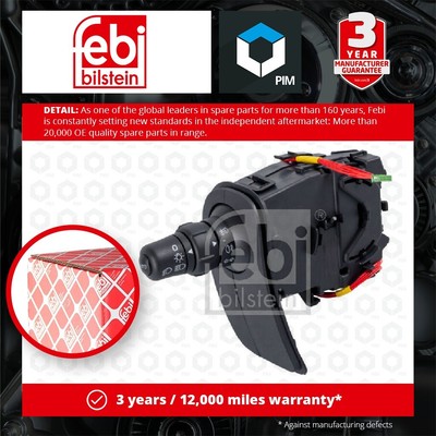 Steering Column Switch fits RENAULT CLIO Mk3 1.2 05 to 14 Stalk 255405605R Febi