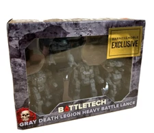 ❤️BattleTech GRAY DEATH LEGION HEAVY BATTLE LANCE (B&N Exclusive) NEW