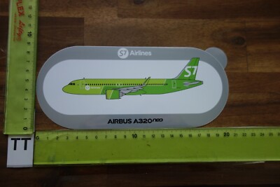 Alter Aufkleber Airline AIRBUS INDUSTRIE S7 AIRLINES Russland A320neo