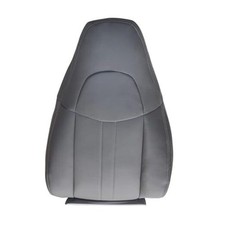 Gray 922 Driver or Passenger Side Top Lean Back Leather Seat Cover Compatible