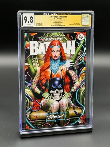 Absolute Batman #19 CGC 9.8 JSA (2026) Signed w/ Remark Mayhew A - First Print