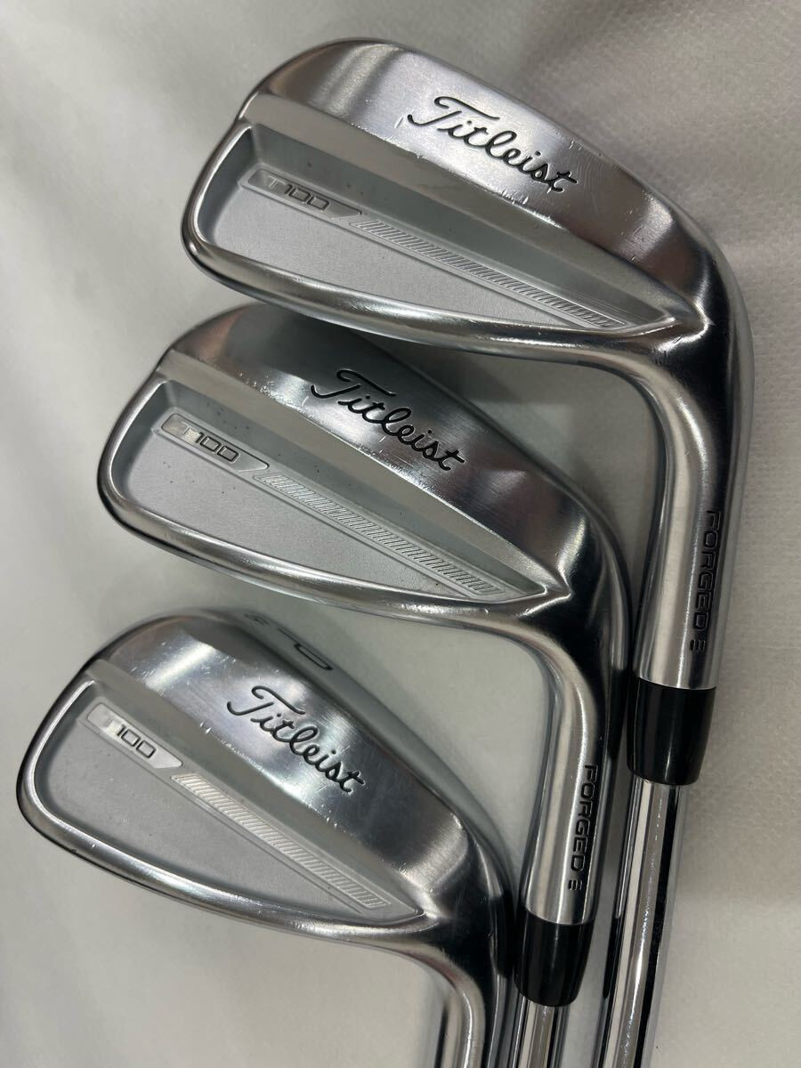 Golf Iron Set Titleist T100 2023 Dynamic Gold S200 6pcs 5-P