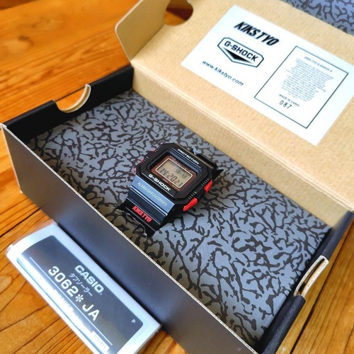 Orologio da polso CASIO G-SHOCK KIKSTYO collaborazione limitata G-5500 nero digitale nuovo - Foto 6 di 12