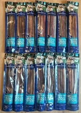 (14) BARKWORTHIES 12” Bully Sticks for Dogs 42 Sticks Total Odor Free BRAND NEW