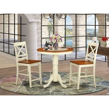 Counter Height Pub Set - High Table And Kitchen Chairs