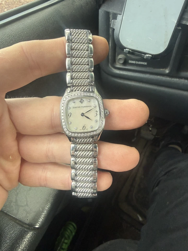 David Yurman 纯种珍珠母腕表-RDC13378 — 第 2/4 张图片