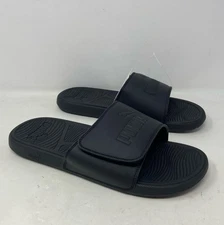 PUMA Cool Cat 2.0 V Adjustable Slide Sandals Triple Black Men’s US 11