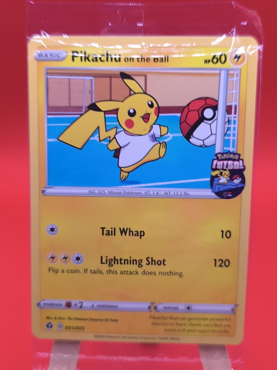 【ポケモンカード】 Pikachu on the Ball イギリス限定プロモ Pikachu On The Ball 001/005 Special Futsal Promo Pokemon