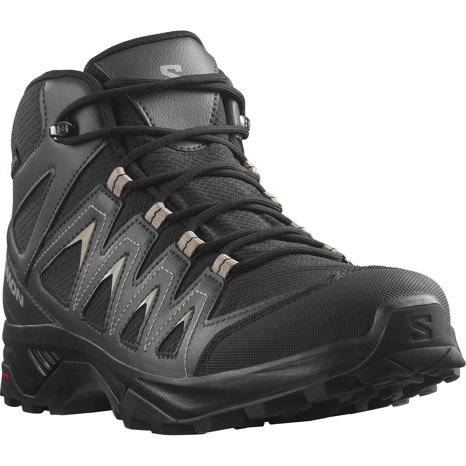 Salomon X BRAZE MID Gore Tex Scarpe da Trekking Uomo Nero Comode Impermeabili