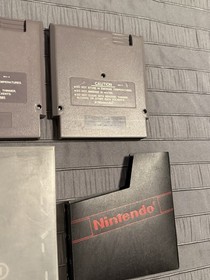 Nintendo NES Duck Tales/Willow/Mickey Mousecapade Purple Label Video Games Lot