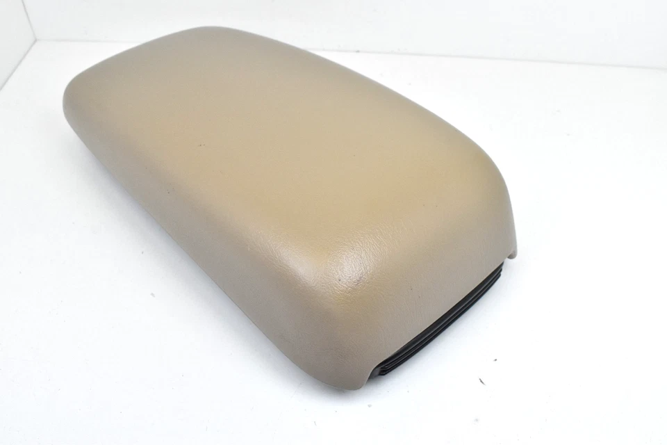 2000-2007 Ford Taurus Center Console Beige Leather Armrest Top Lid Cover OEM - Image 3 of 4