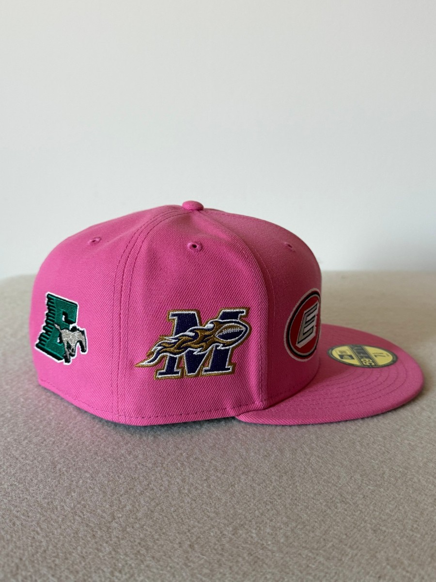 Supreme x New Era 59FIFTY S Logo Mascots Hat - Size 7 5/8 - Pink