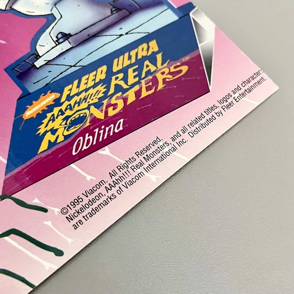 Nickelodeon AAAHH!!! Real Monsters 1995 Rare PROMO Trading Cards Set 90s Vintage - Image 4 of 4