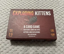 Exploding Kittens Original Edition 2015 Party Card Game 2-5 Players (Complete)