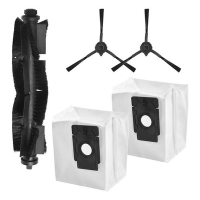 Hauptseitenbürsten-Set mit Ersatzstaubbeuteln für Verefa L11 Pro Roboter