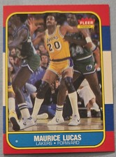 Maurice Lucas 1986-87 Fleer Basketball Card ~ #66 ~ Los Angeles Lakers