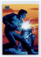 2024 Topps Chrome Star Wars Galaxy 50 Luke Skywalker and R2-D2 Refractor