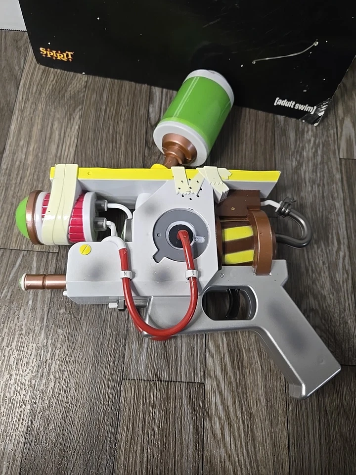 Pistola Prototipo Portal Cartoon Network Rick and Morty con Luces y Sonido Funcionando Foto 4 de 4
