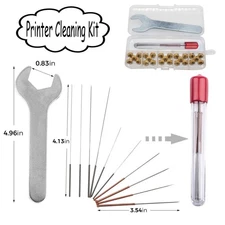 New Printer Cleaning Tool MK10 Nozzle Cleaning Needle Kit for 3D Printer Parts