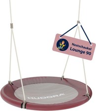 HUDORA Nestschaukel Lounge Höhenverstellbar Hängeschaukel Ø 110 cm bis 150 kg