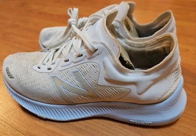 New Balance Pesu Dynasoft Womens Running Shoes White Athletic Sneaker Size 8/39