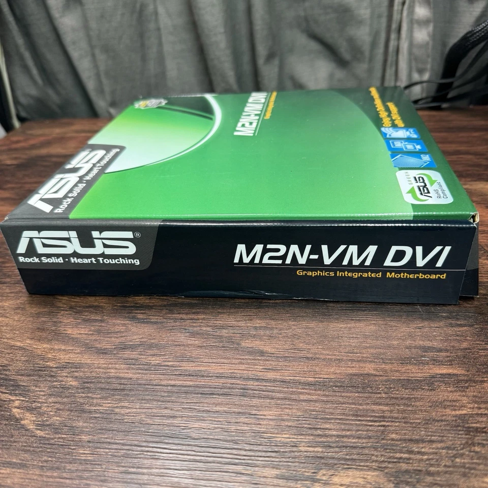 ASUS M2N-VM DVI AM2 MicroATX nForce Motherboard In Box With Accessories NEW - Image 4 of 4