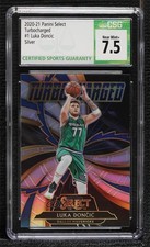 2020 Panini Select Turbocharged Silver Prizm Luka Doncic Dončić #1 CSG 7.5 9l4