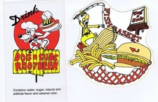 VINTAGE "DOG" n SUDS DECALS - SET OF 2 -NOS