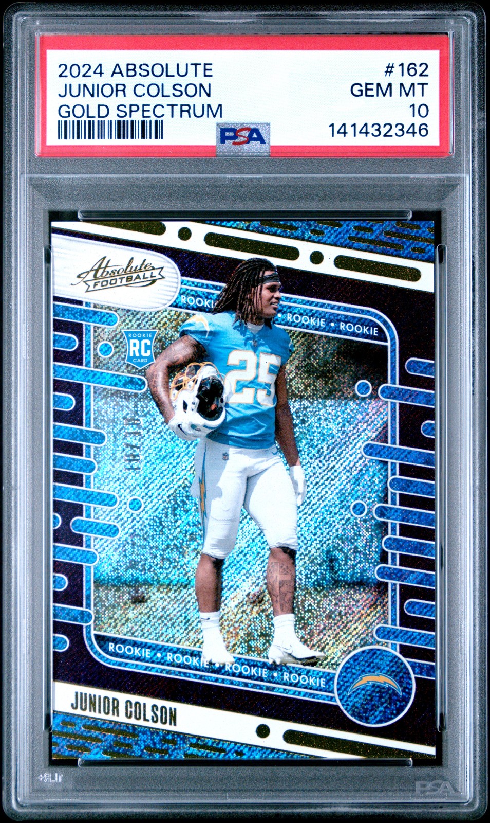 Junior Colson Panini Absolute #162 Gold Spectrum