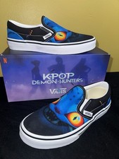   NEW  KPop Demon Hunters x VANS Little Kids Size 3US Slip On Shoes