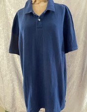 Old Navy Men's Polo Shirt, Pique, Classic, Regular Fit. Navy Blue SZ XXL